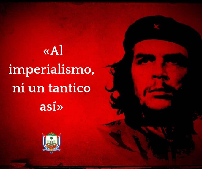 Como nos advirtió el #Che «al imperialismo, ni un tantico así» en esa lucha permamente contra el enemigo de los pueblos no hay arma más poderosa que la unidad. #CubaEstáFirme