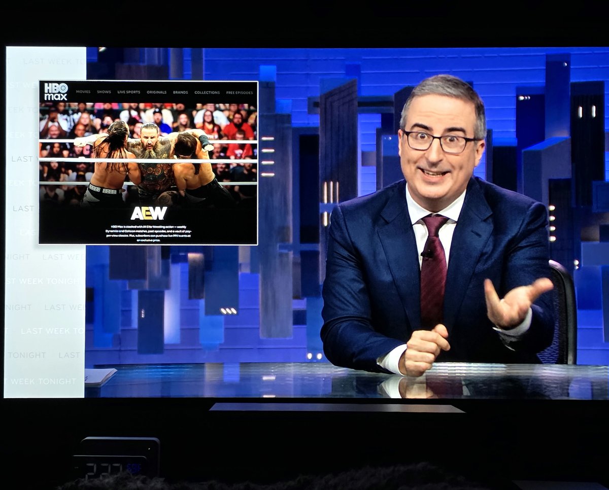 A photo I took showing up on Last Week Tonight was definitely not on my bingo card lol