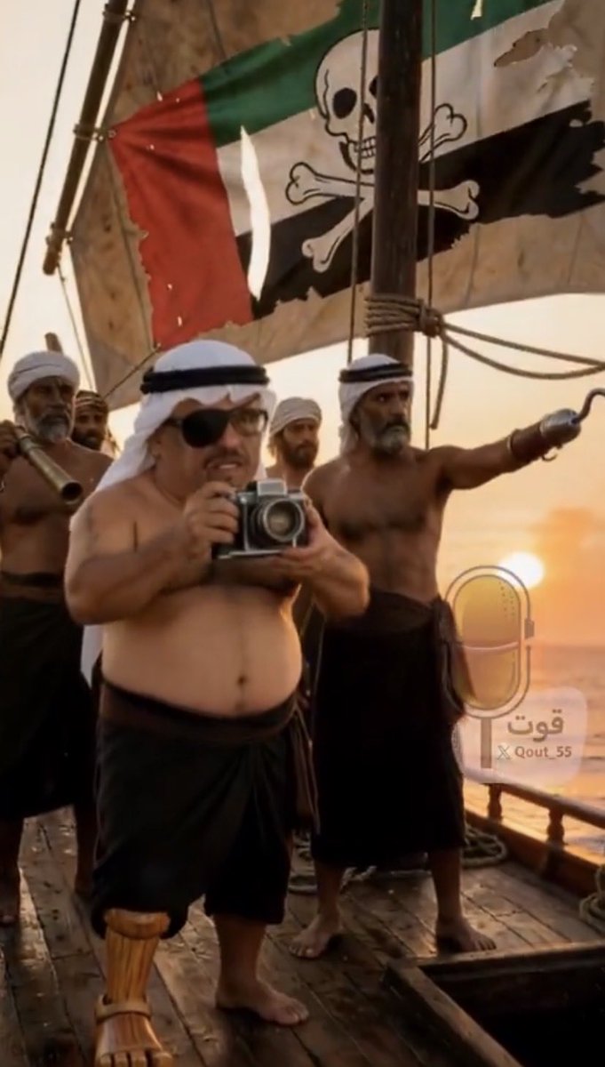 القرصان ضاحي سبارو <a href="/Dhahi_Khalfan/">ضاحي خلفان تميم</a>
يوثق الرحلة من ابوظبي 
الى جزيرة الكنز في السودان✨