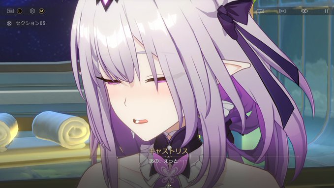 恐ろしく早い頬染め...俺でなきゃ見逃しちゃうね 