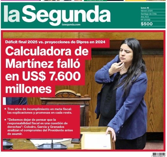 📍Desastre total del gobierno de <a href="/GabrielBoric/">Gabriel Boric Font</a>.
La peor Dipres de la historia: calculadora de <a href="/javimartinez_f/">Javi Martínez F</a> falló en US$ 76.000 millones. FIN