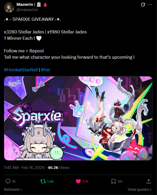 stageluka's tweet photo. @maowrinn aaa! i have been looking forward to sparxie <3 i really love her idle aughhh https://t.co/zqk22Knuvm