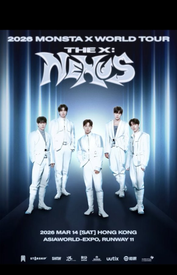 2026 MONSTA X [THE X : NEXUS] concert in Taipei hongkong Bangkok
