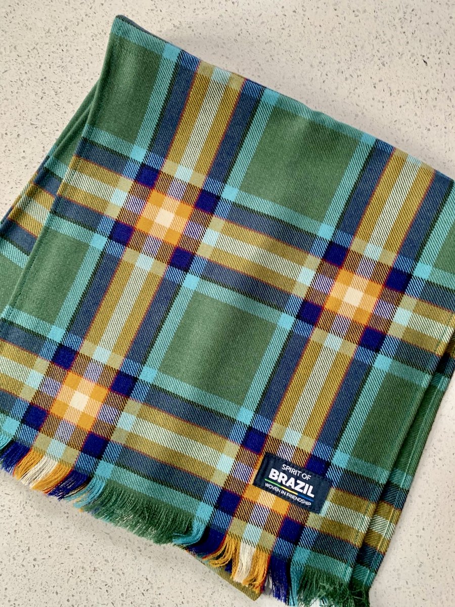 NAC_Provost's tweet photo. The Spirit of #Brazil was celebrated at @largsps today. The whole school is enthused, discovering the colour, history, geography, &amp; vibrancy of the country, &amp; the links through football. A special tartan, designed by Indie, was revealed today - the youngest ever tartan designer! https://t.co/tu5MAXmhwu