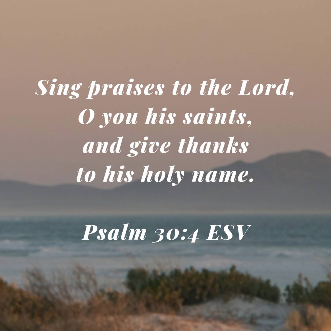 chrchwrshptools's tweet image. Start your week with gratitude!
#ScriptureMonday #Psalm30v4 #FaithJourney