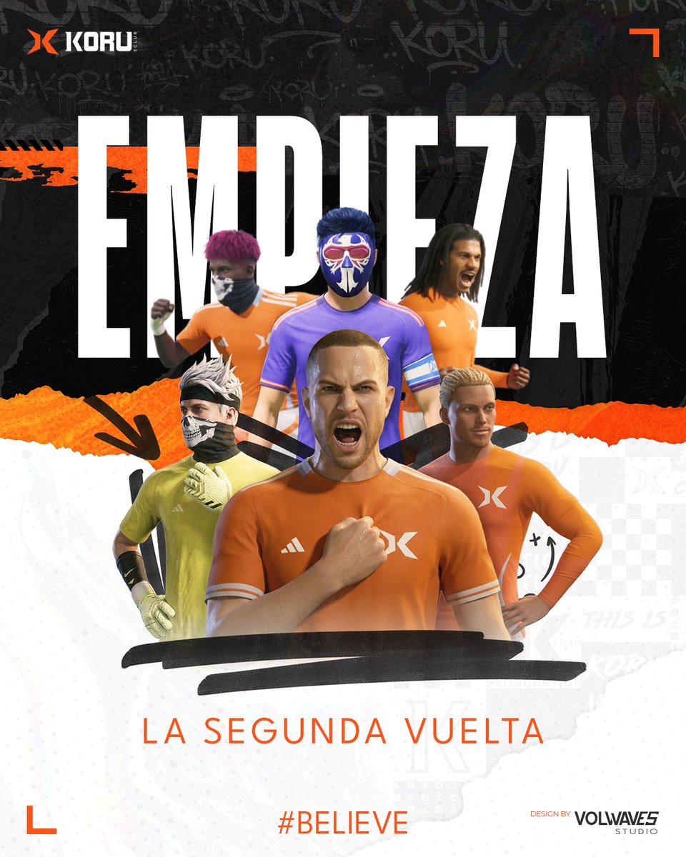 🟧 Empieza la segunda vuelta.

El objetivo está claro. 

#BELIEVE🌀