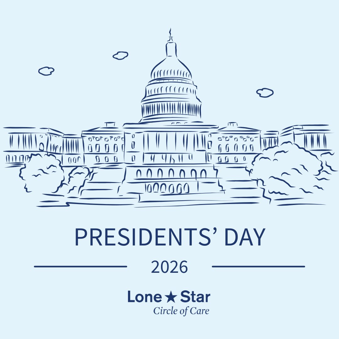 Today is Presidents' Day, a day we reflect on the history of our nation’s leadership and the role it has played in shaping our communities. On this federal holiday, we remain committed to providing exceptional and accessible patient centered healthcare for our Texas neighbors.