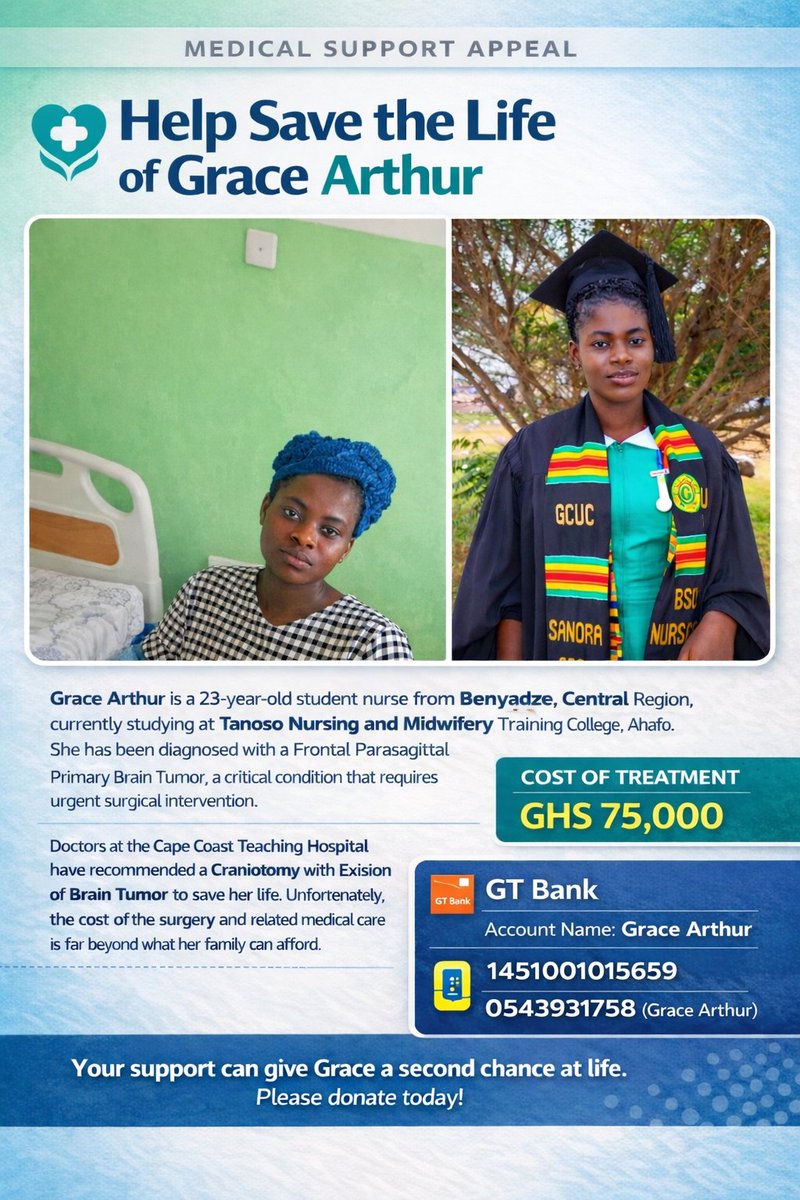 The tumor keeps growing💔🥲. We're begging you to help save my cousin.

No amount is small. Kindly RT if this appears on your TL. It might reach a donor plsssssssssssssss🙏🙏😭