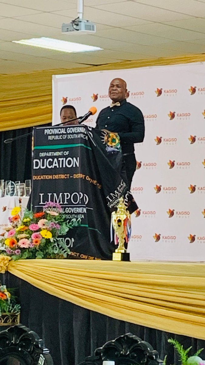 Kagiso_Trust's tweet photo. Kagiso Trust joined the Sekhukhune East Class of 2025 Well Done Function at Sehlaku Technical High School, celebrating educator excellence & a district performance improvement to 86.7%. 

Awards honoured outstanding educators and leaders driving quality education outcomes.

#IgnitingHumanCapacity