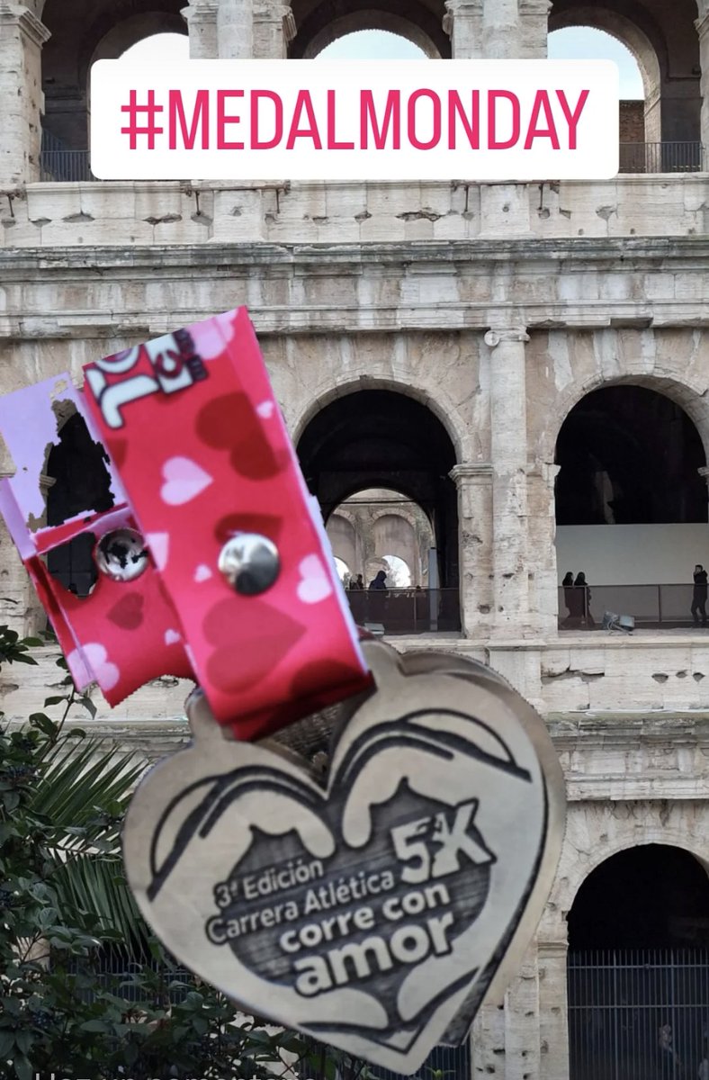 #FelizLunes de
#MedalMonday.