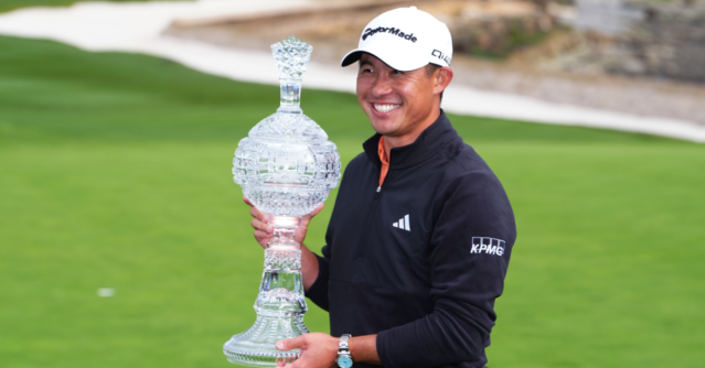 ensutphin's tweet photo. Wishing Collin Morikawa a big congratulations for winning the 2026 AT&amp;T Pebble Beach Pro-Am. What an effort by our KPMG Brand Ambassador at one of golf's iconic venues. #TeamKPMG https://t.co/GMMrFiEqNo https://t.co/I9nlKPKuRO