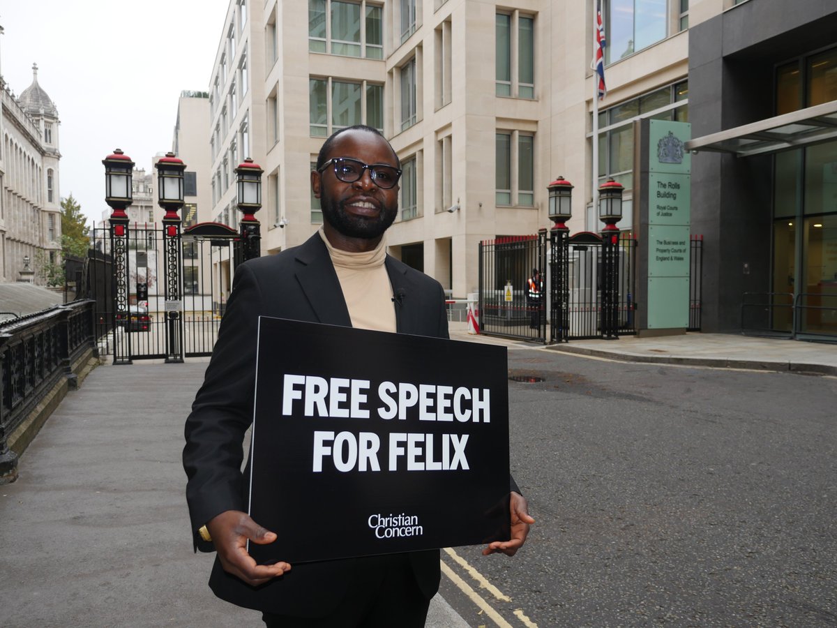 CConcern's tweet image. BREAKING: Christian social worker Felix Ngole has today won his case before the Employment Appeal Tribunal (EAT) in London, challenging a ruling that he was lawfully denied employment due to his Christian beliefs on marriage and sexuality.