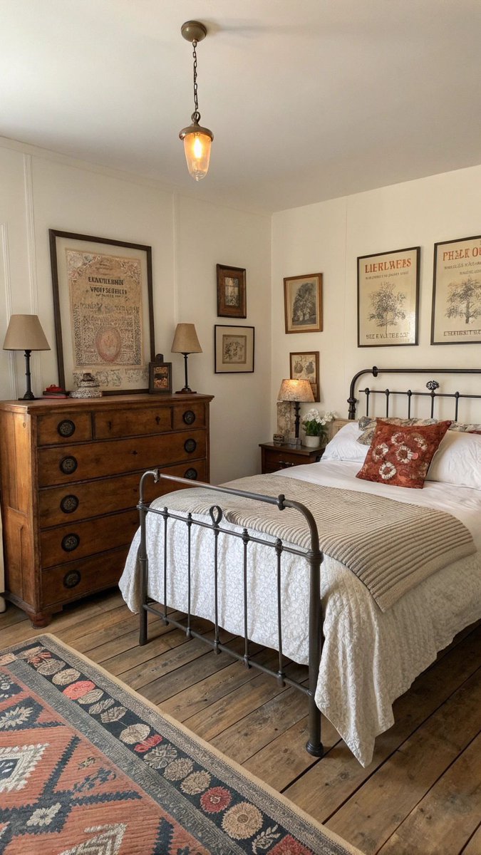 Harukasoraaa's tweet photo. Today’s inspo - Cottagecore bedroom https://t.co/zhkRViqM56