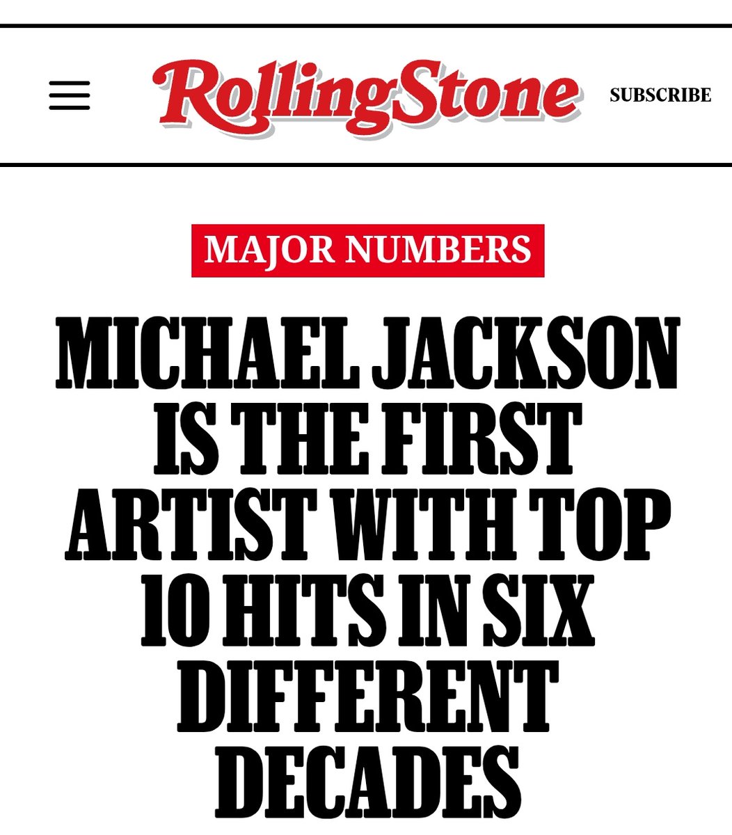 This had to hurt <a href="/RollingStone/">Rolling Stone</a> ,wait till that biopic smashes every record 🤣 #MichaelJackson #KingOfPop