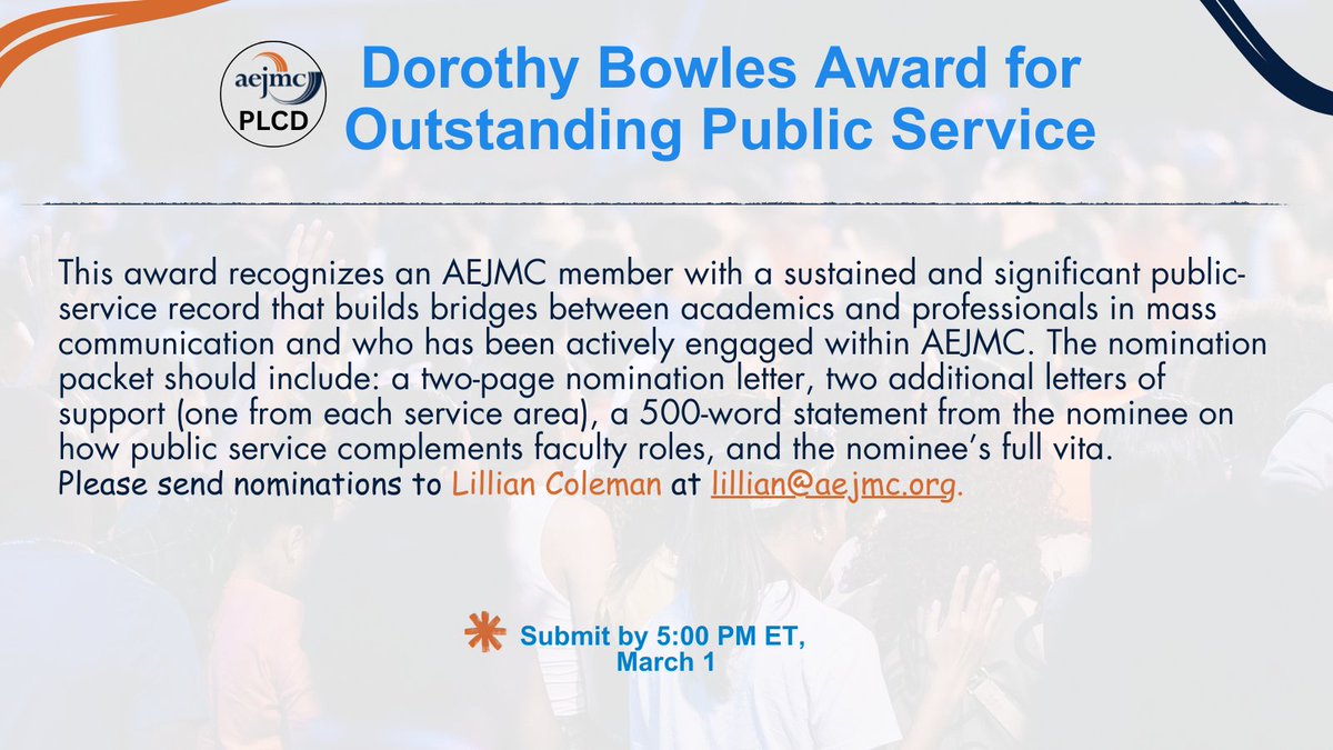 AEJMC Political Communication Division tweet media