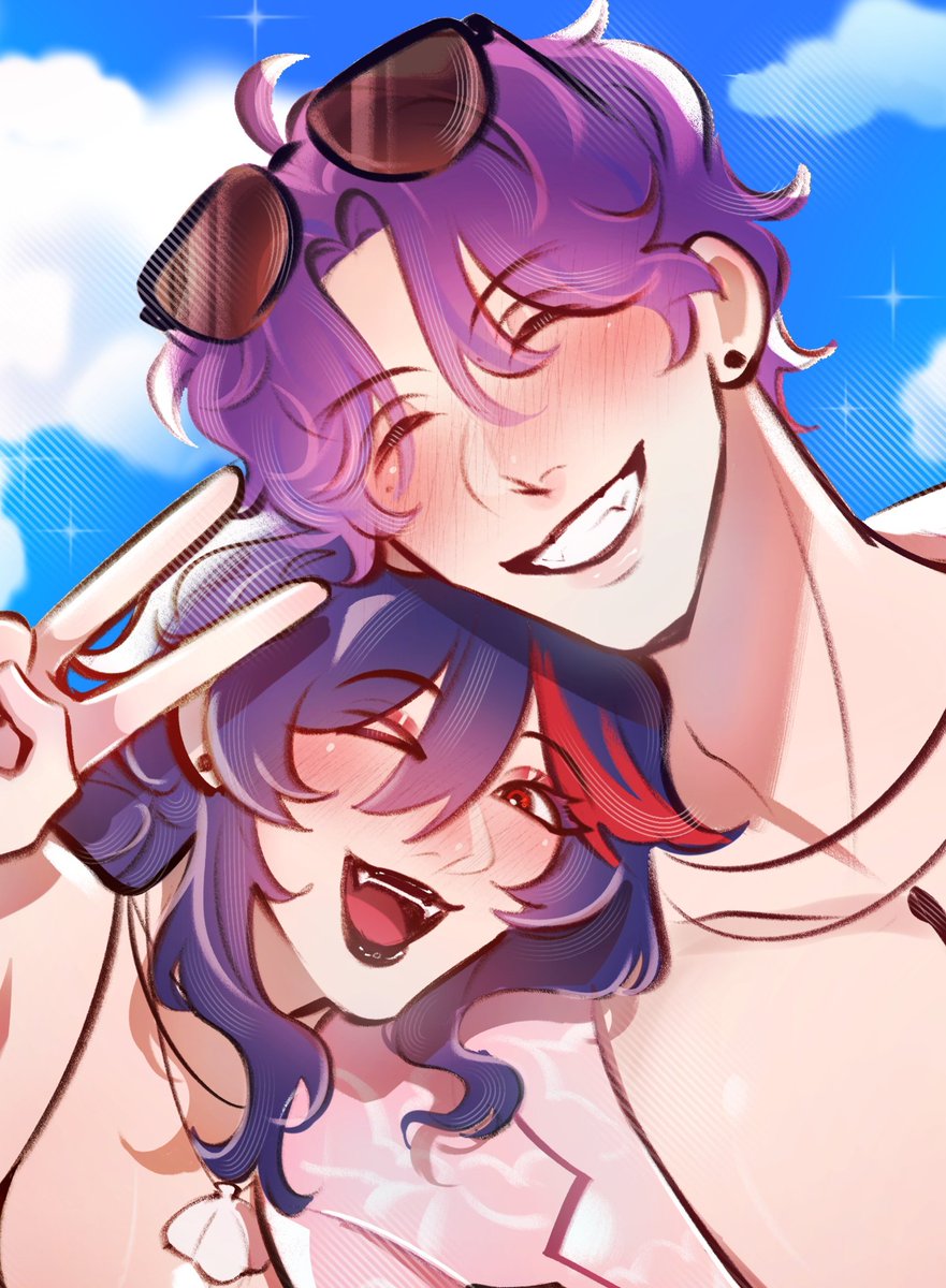 Colored my old rafmc wip from the summer banner 🫠