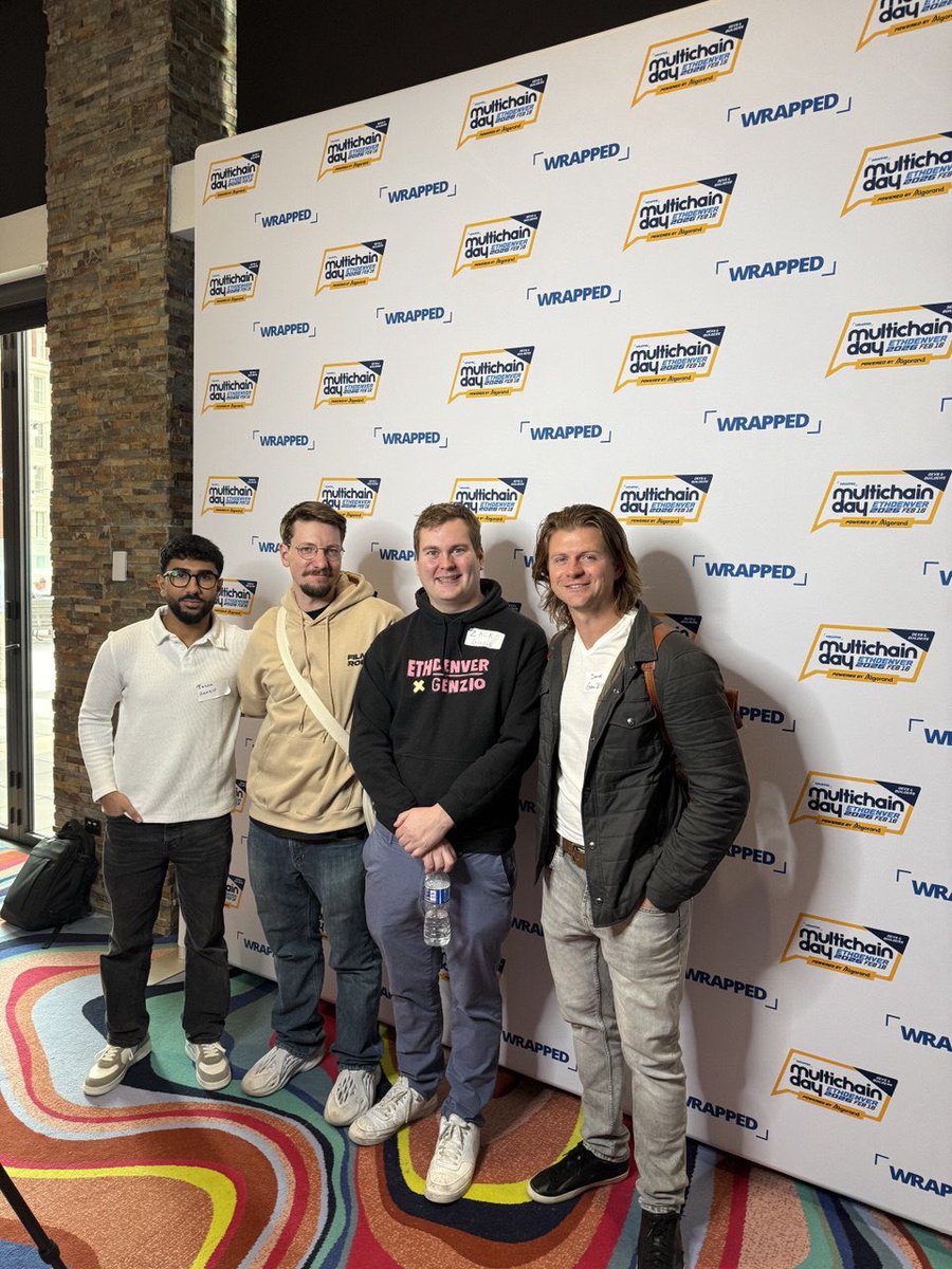 Genzio is officially in Denver for <a href="/EthereumDenver/">ETHDenver 🏔🦬🦄</a> 🏔️

Catch us at Multichain Day with <a href="/wrappedxyz/">Wrapped</a>!