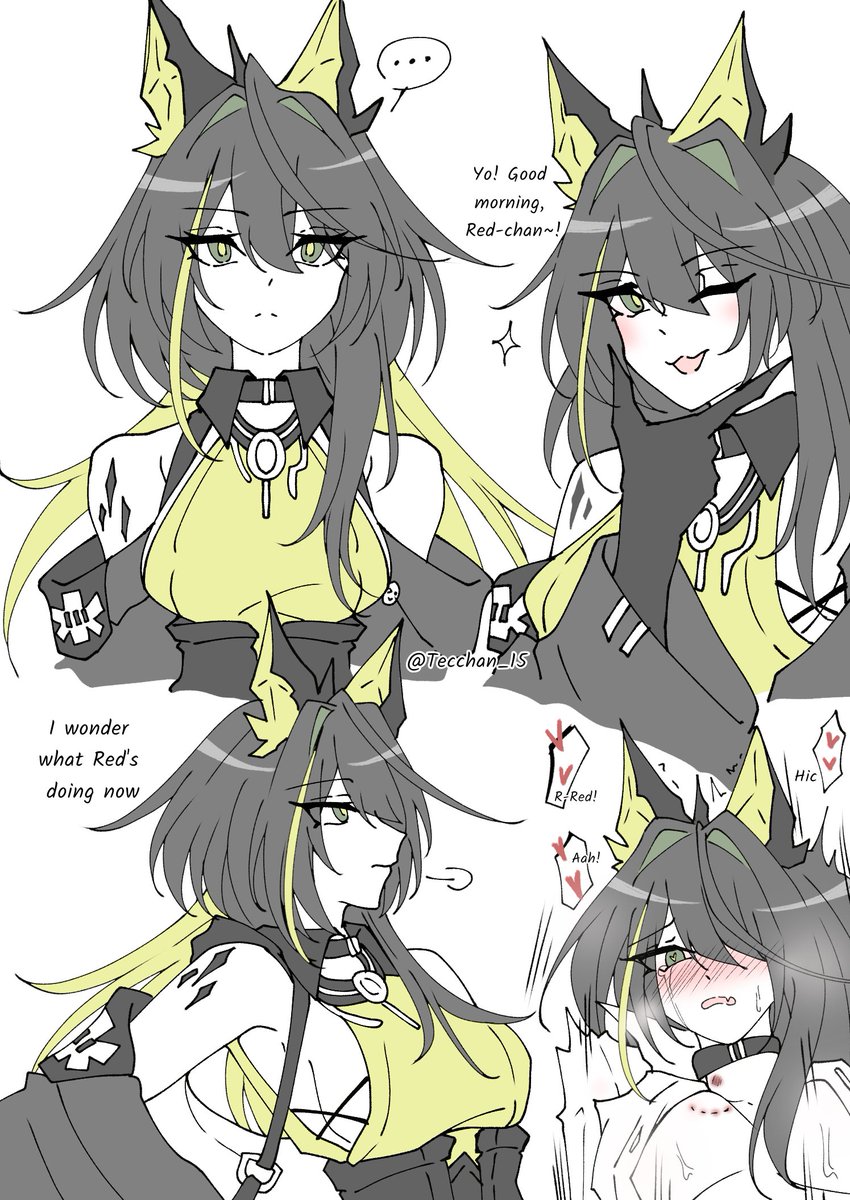 Mon3tr drawing practice because it's been a while since I draw her🧍🏻

RedMon3tr 🖤💚