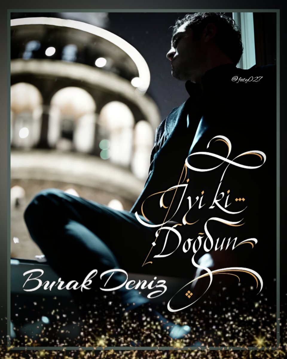 İyi ki doğdun #BurakDeniz 🎂🎈🥳

NiceYaşlara BurakDeniz