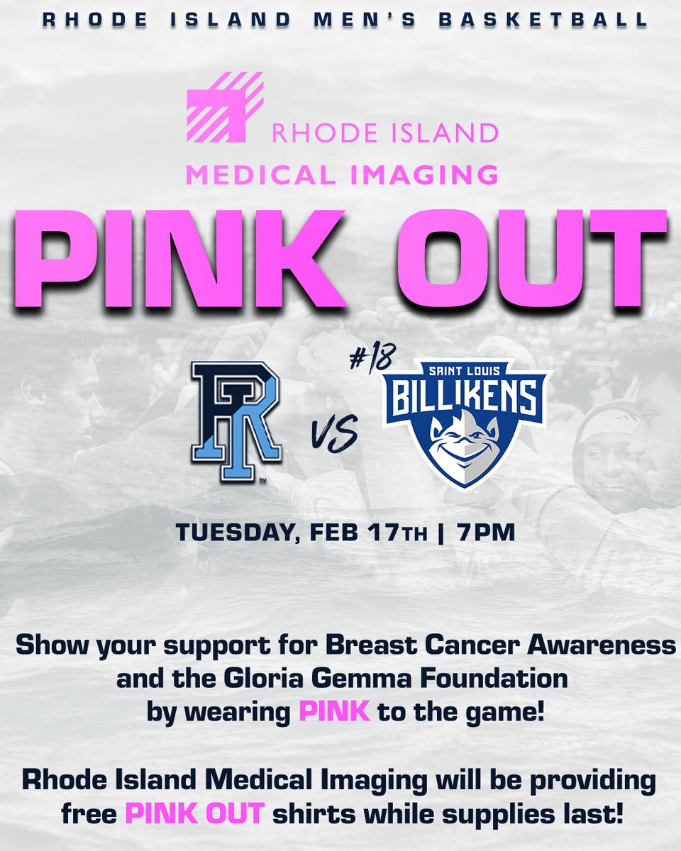 RhodyMBB's tweet photo. PINK OUT Tomorrow!

#GoRhody // #ALLIN https://t.co/rUiENFq1NP