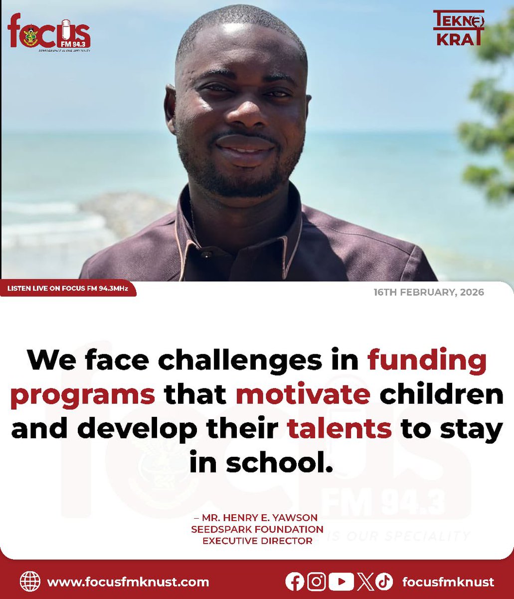 heyawson1's tweet photo. Grateful to Focus FM for the platform to amplify this important conversation. Together, we can build a nation where every child is protected and empowered.

#SeedsparkFoundation #ChildProtection #NationalDevelopment #FocusFM #KNUST https://t.co/NvIZ338sfG