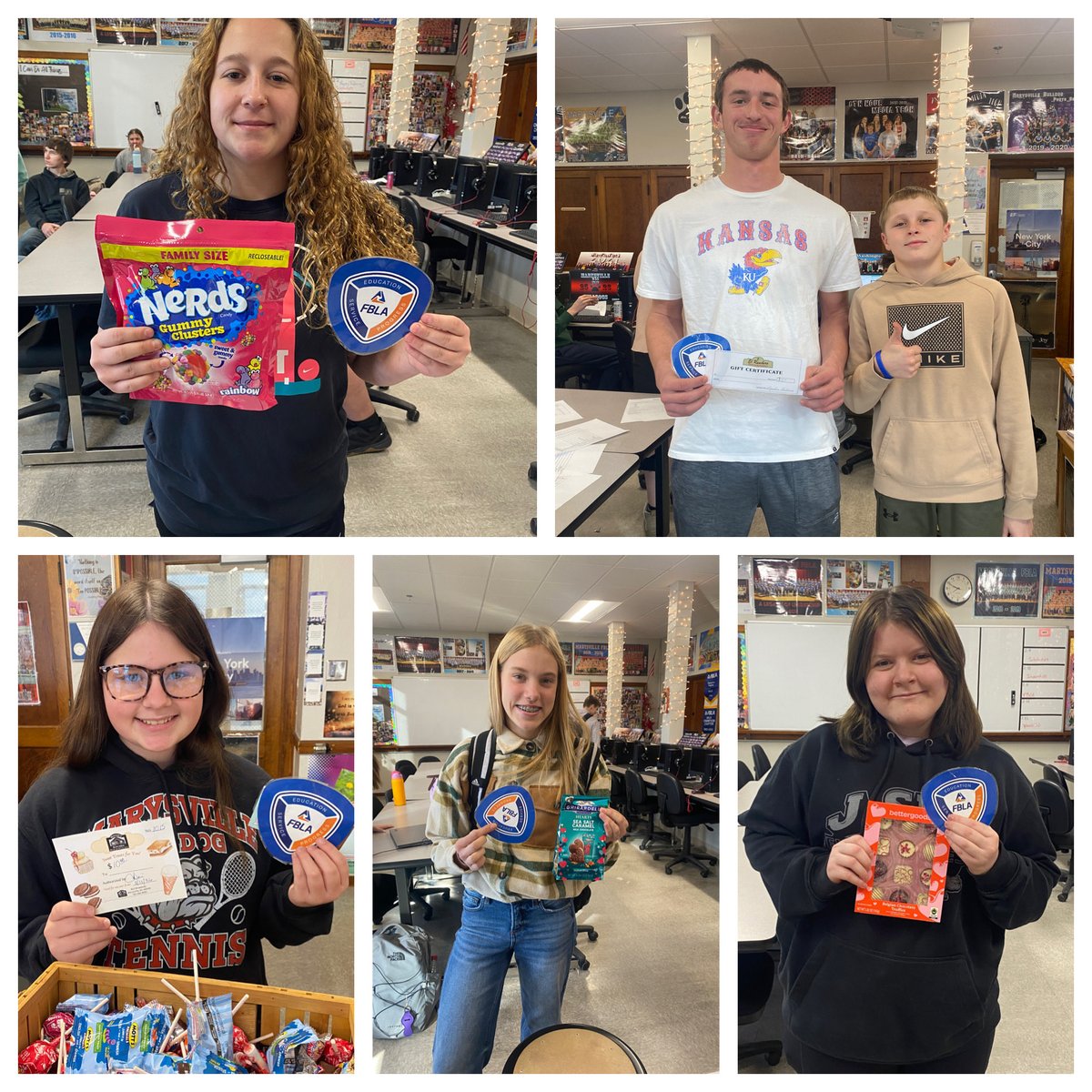 A few of our many FBLA scavenger hunt winners!
#fblaweek2026