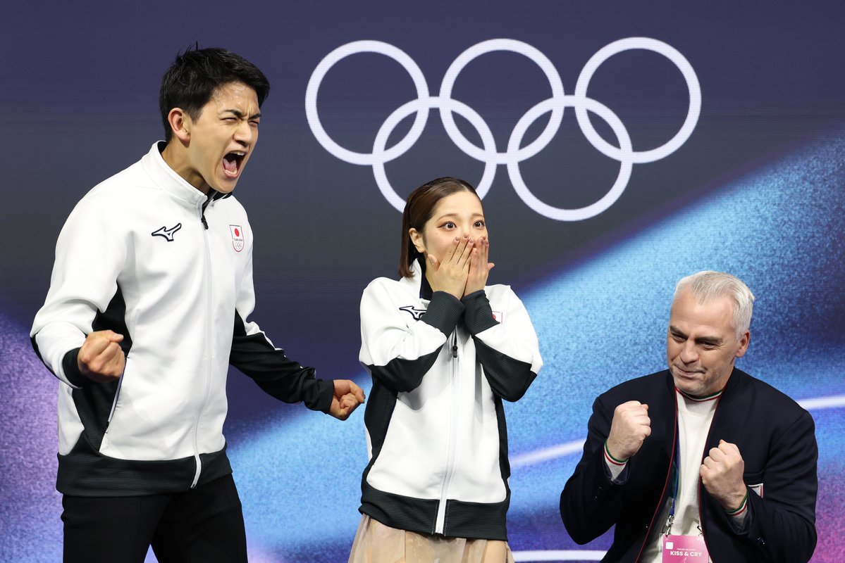 gorin's tweet image. フリーで見事に挽回したりくりゅう😭

#オリンピック | #ミラノ・コルティナ2026