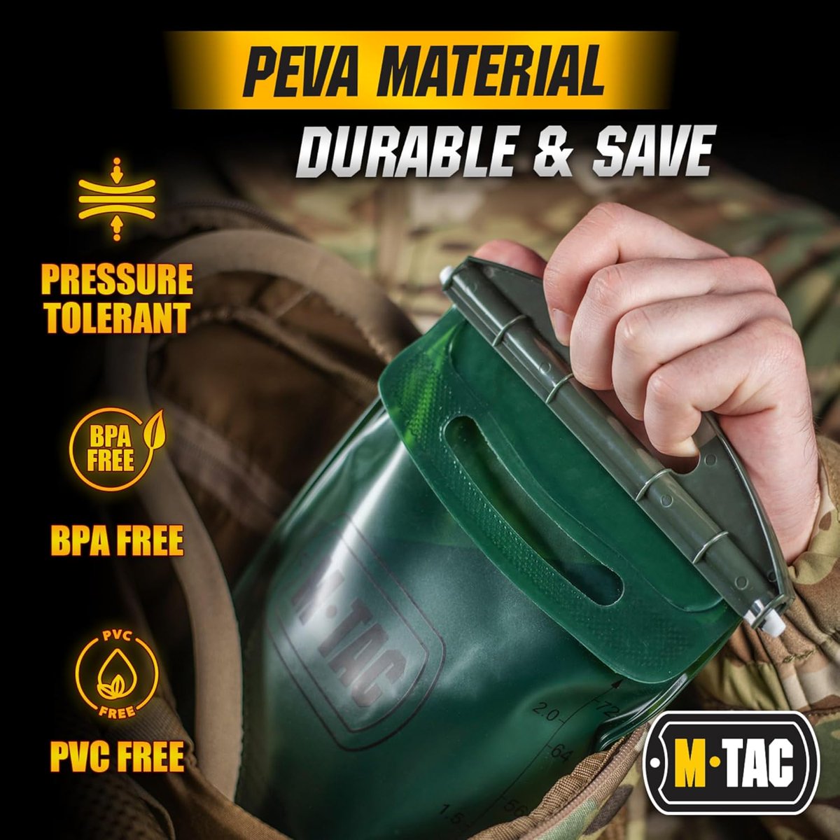 TacRushGroup's tweet image. Hydration without the hassle 💧🔥
The M-Tac Military Hydration Bladder lets you drink on the move — no stopping, no bottles. Lightweight, leak-proof &amp;amp; built for hiking 🥾, camping 🏕️ &amp;amp; adventure.

🌄 TacRush.com

#HydrationBladder #OutdoorGear #TacRush 💧🎒
