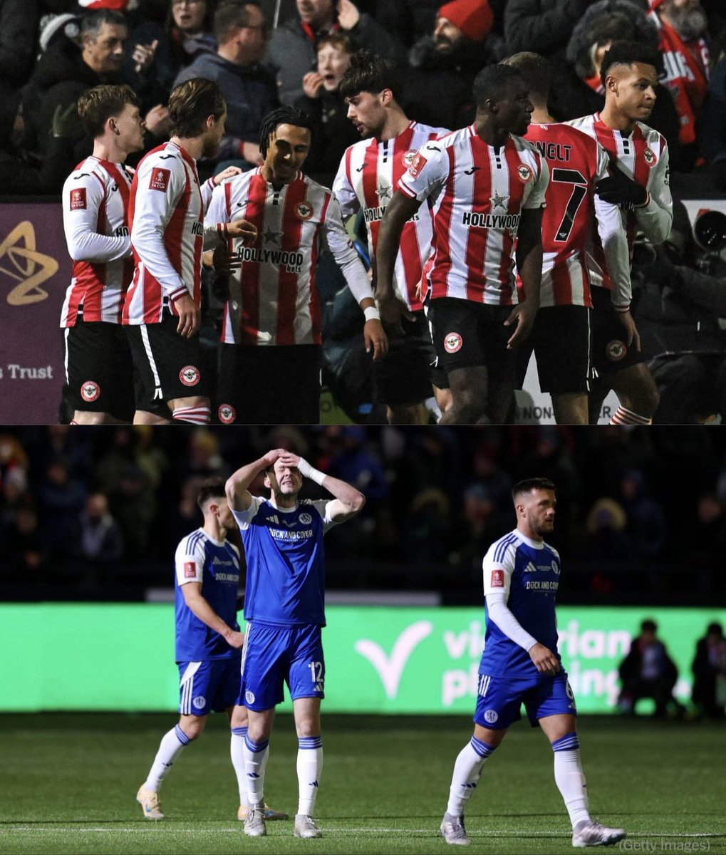 Fairytale over. 💔  

Macclesfield 0-1 Brentford (own goal 70’)  

Sixth-tier giants slay holders, push Prem side all the way... then heartbreak.  

Respect forever, Silkmen. 👏 #FACup #MacclesfieldFC #Brentford
