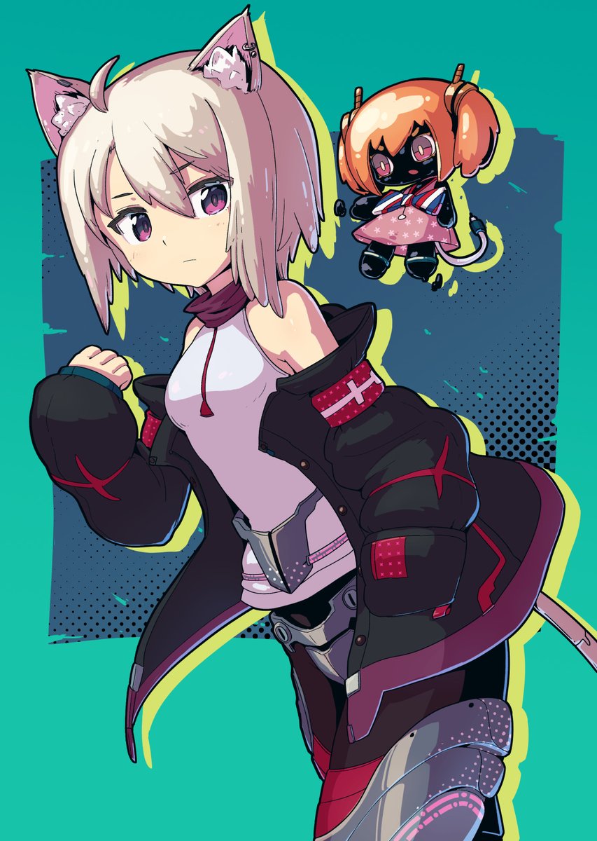 サイバー寄りなドラマに出演したらしい未羅 #アリスギアお絵かき