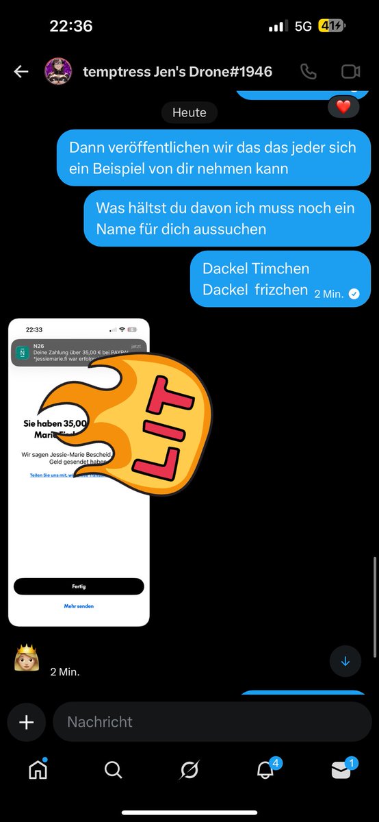 Wollte euch mal meinen braven Dackel Fritzchen vorstellen. Könnt euch gerne eine Scheibe von ihm abschneiden, ihr Pisser. 🤌👀😈💸 <a href="/Richieeenot/">temptress Jen's Drone#1946</a> 

#findomgod #findommoney #findompaypig #findommaster #findomqueen #findomloser #findomcash #findomgodess #findomchallenge