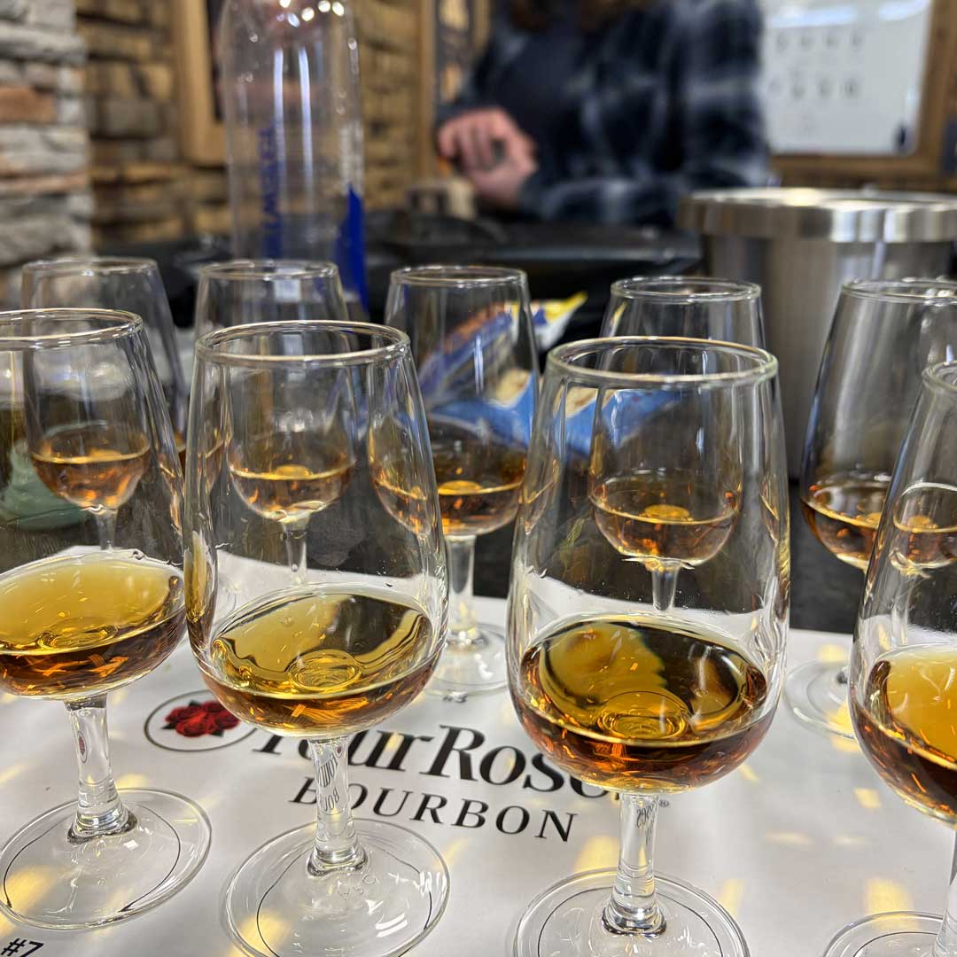 bigredliquors's tweet photo. As winner of our January Four Roses Fan Barrel Pick Trip, Andres and three of his friends met us at the Four Roses Distillery to select the next Single Barrels headed to our shelves. You’re going to want a bottle of this one. 🥃✨
#FourRoses #BarrelPick #SingleBarrel #FanPick https://t.co/Ks4UugBQBW