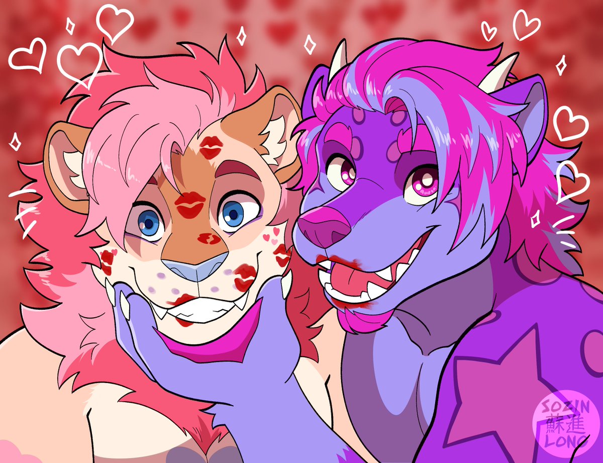 Some of my Valentine's Day YCH results!💘

#YCH #furry