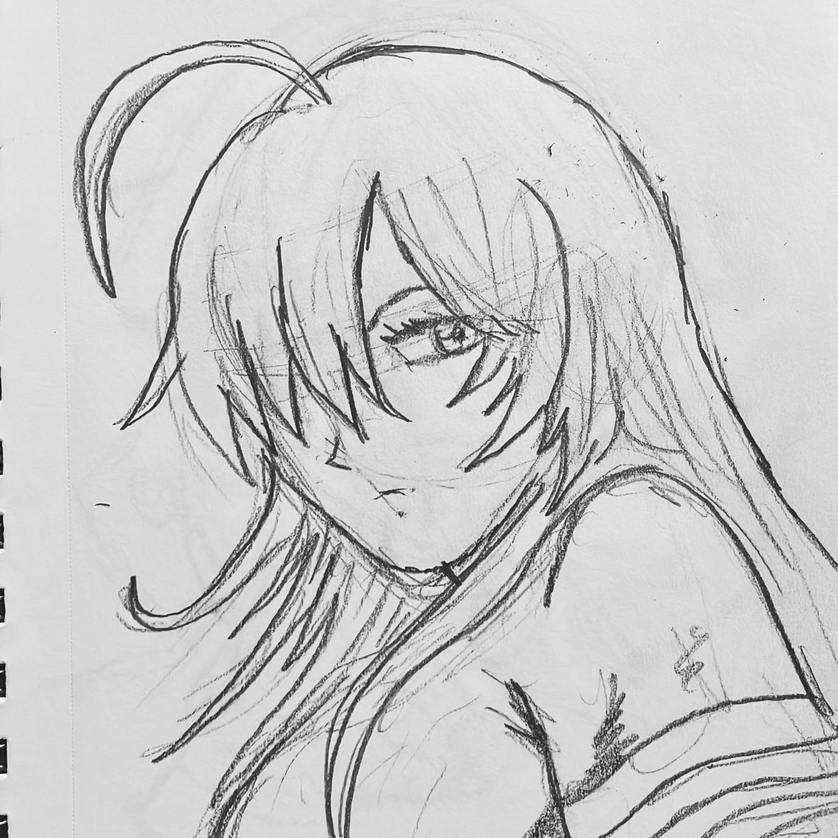 Quick pencil sketch of Kanu.

#drawingartwork #kanuunchou #ikkitousen #animegirlkawaii #drawingeveryday