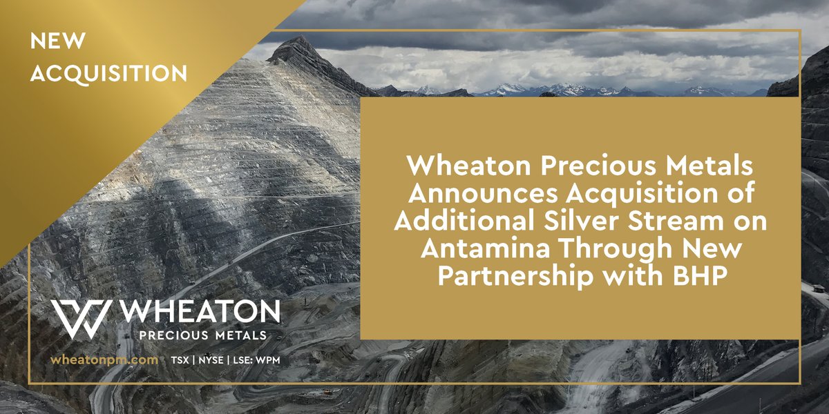 Wheaton Precious Metals tweet media