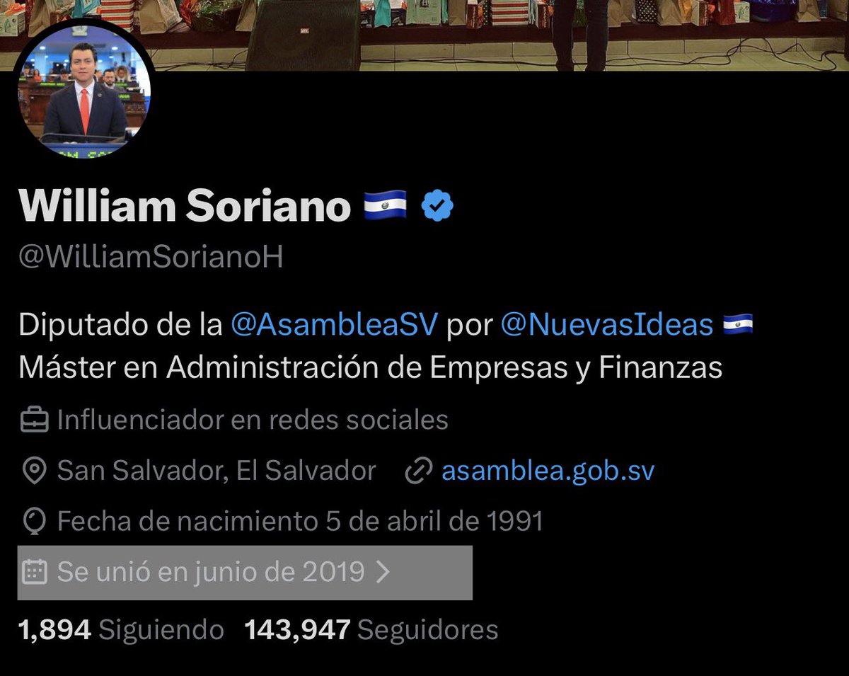 William Soriano 🇸🇻 tweet media