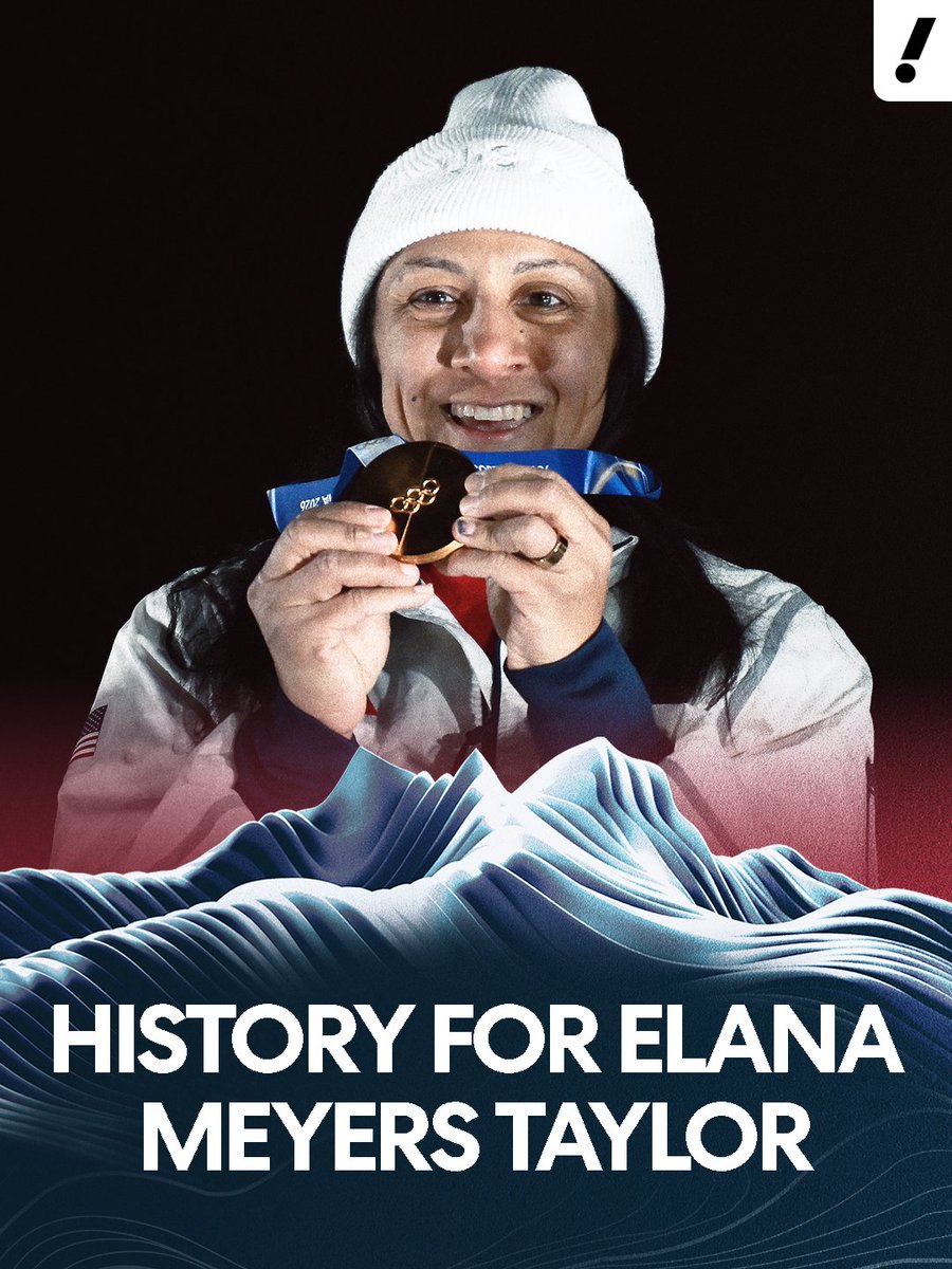 YahooSports's tweet photo. With her first-ever gold medal in the women's monobob, Team USA's Elana Meyers Taylor is now tied for second all-time among U.S. Winter Olympians with six medals 👏

She remains the most decorated Black athlete in #WinterOlympics history 🐐 https://t.co/bxFlDVSSC6