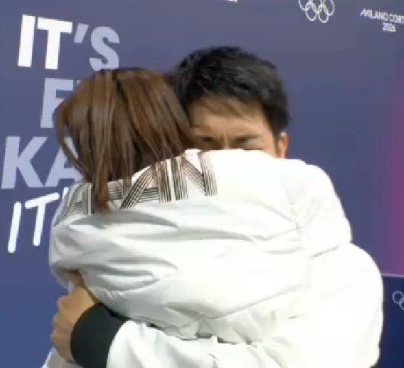 miurakihara's tweet photo. RIKU MIURA AND RYUICHI KIHARA, YOU'RE 2026 PAIRS OLYMPIC CHAMPIONS 

#Olympics2026 #MilanoCortinaOlympics2026 #りくりゅう https://t.co/Whq1Wdj984