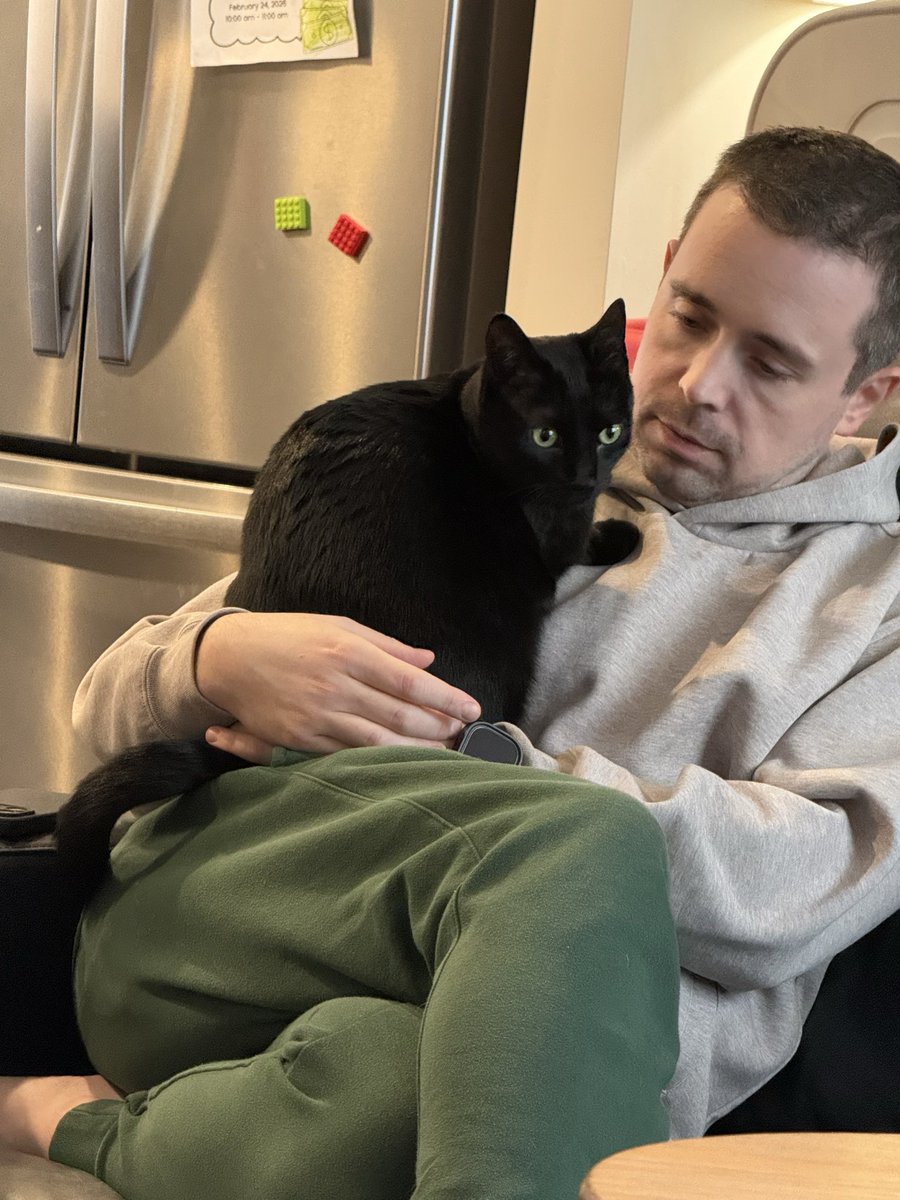 MD’s 6th district deserves a cat daddy like <a href="/EthanforMD/">Ethan Wechtaluk</a> . Our cat Binx says donate to his dad’s campaign because it’s impossible to outspend two m/billionaires who can buy their seat.

#catdad #Maryland #midterms2026 #politics #eattherich #taxtherich #democraticsocialist #md06