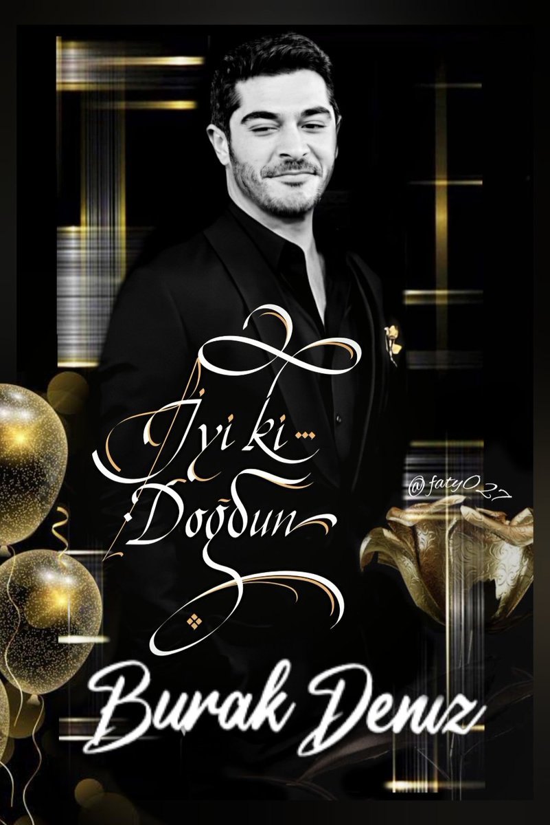 İyi ki doğdun #BurakDeniz 🎂🎈🥳
NiceYaşlara BurakDeniz