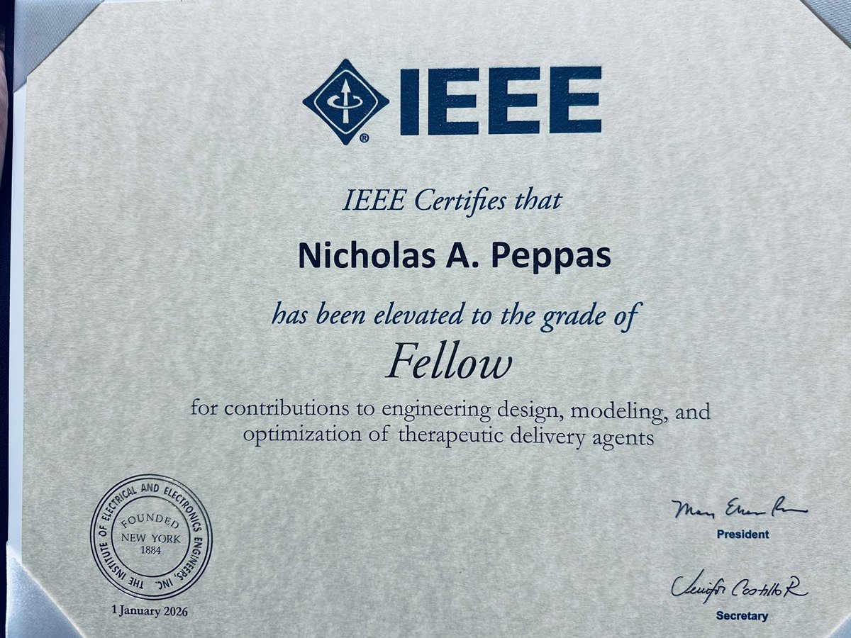 Nicholas A. Peppas tweet media