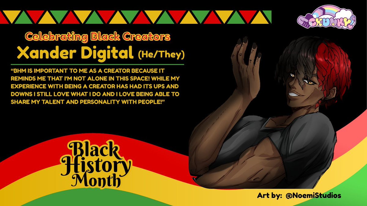 ⚫️ 🔴 🟡 🟢 𝐵𝓁𝒶𝒸𝓀 𝐻𝒾𝓈𝓉𝑜𝓇𝓎 𝑀𝑜𝓃𝓉𝒽 Day 16 ⚫️ 🔴 🟡 🟢 

Did you just get isekai'd? Well, <a href="/xander_digital/">Xander‼️🎶</a> is here to save the day with an awesome soundtrack!