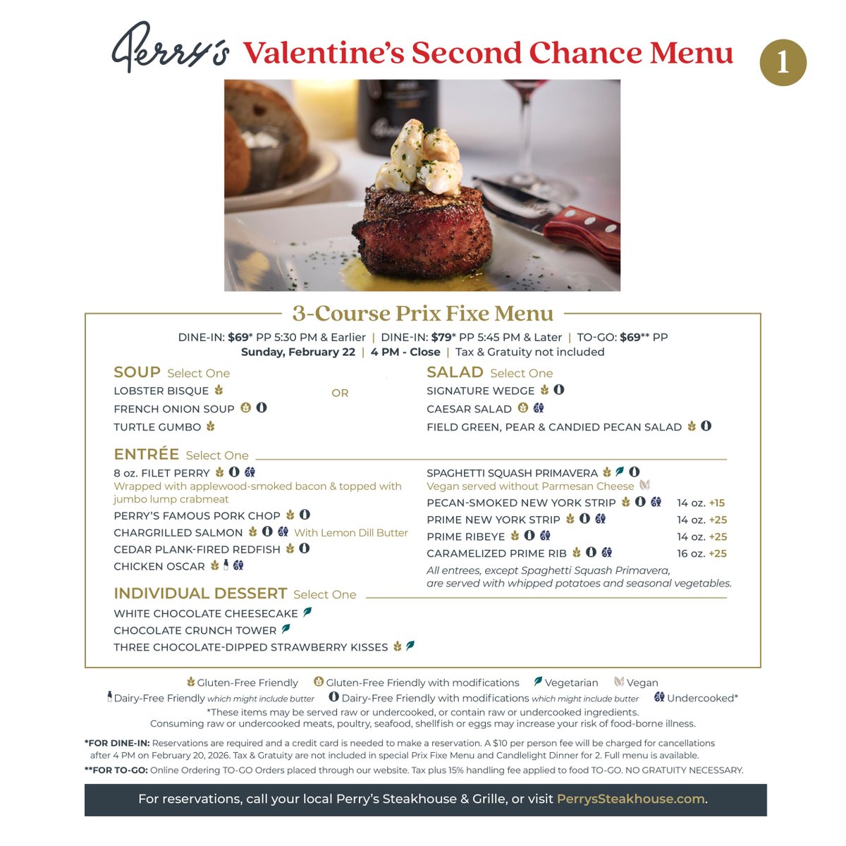 Perry's Steakhouse & Grille tweet media