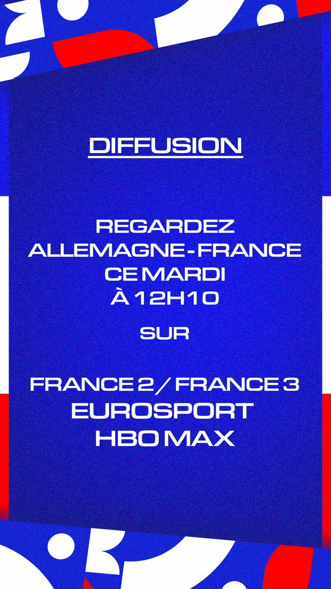Hockey_FRA's tweet photo. Comment voir le 8ème de finale face à l'Allemagne ce mardi à 12h10 ? ⤵️

#TeamFranceHockey https://t.co/fkhHIWVAh8