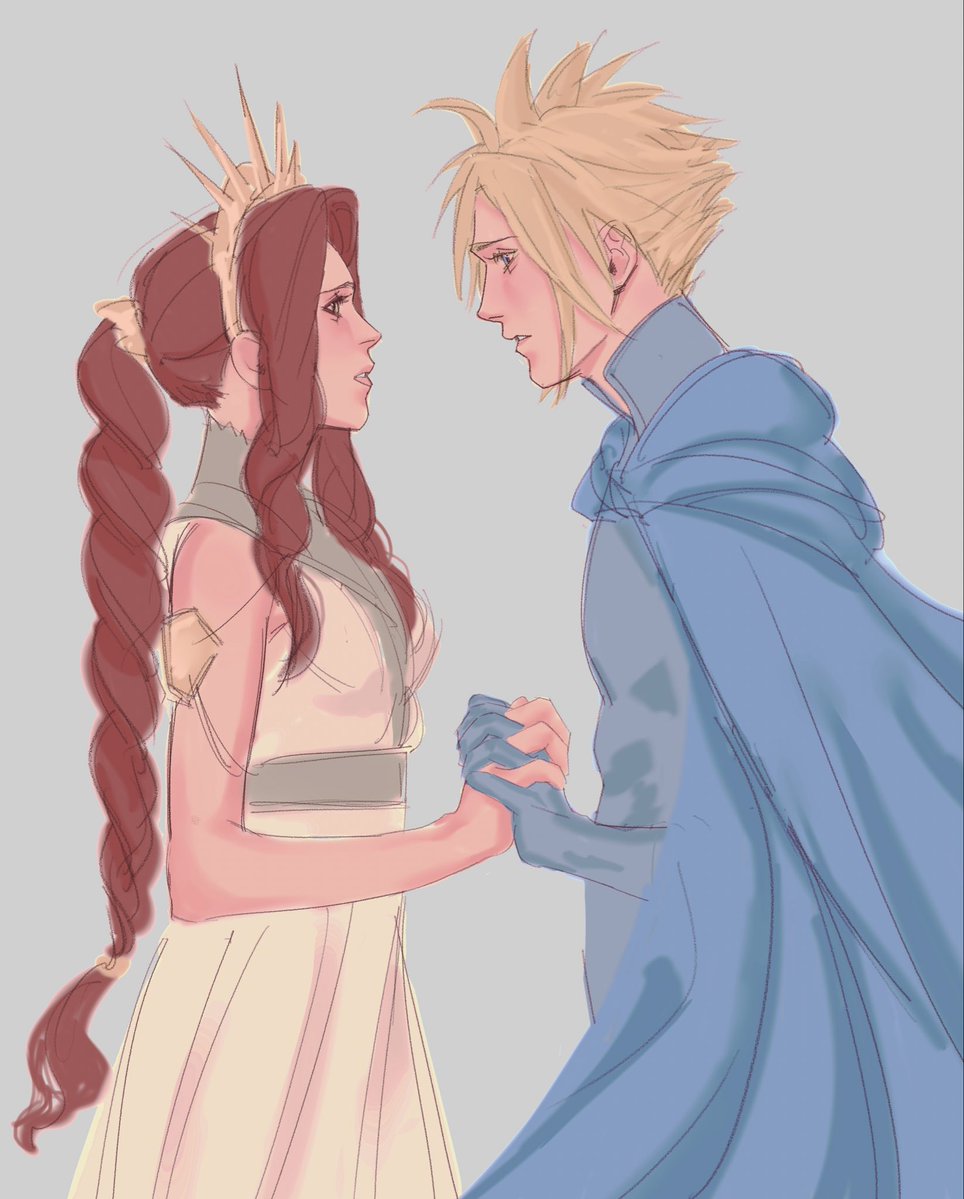 🌸&amp;🗡️
#Clerith #FF7R