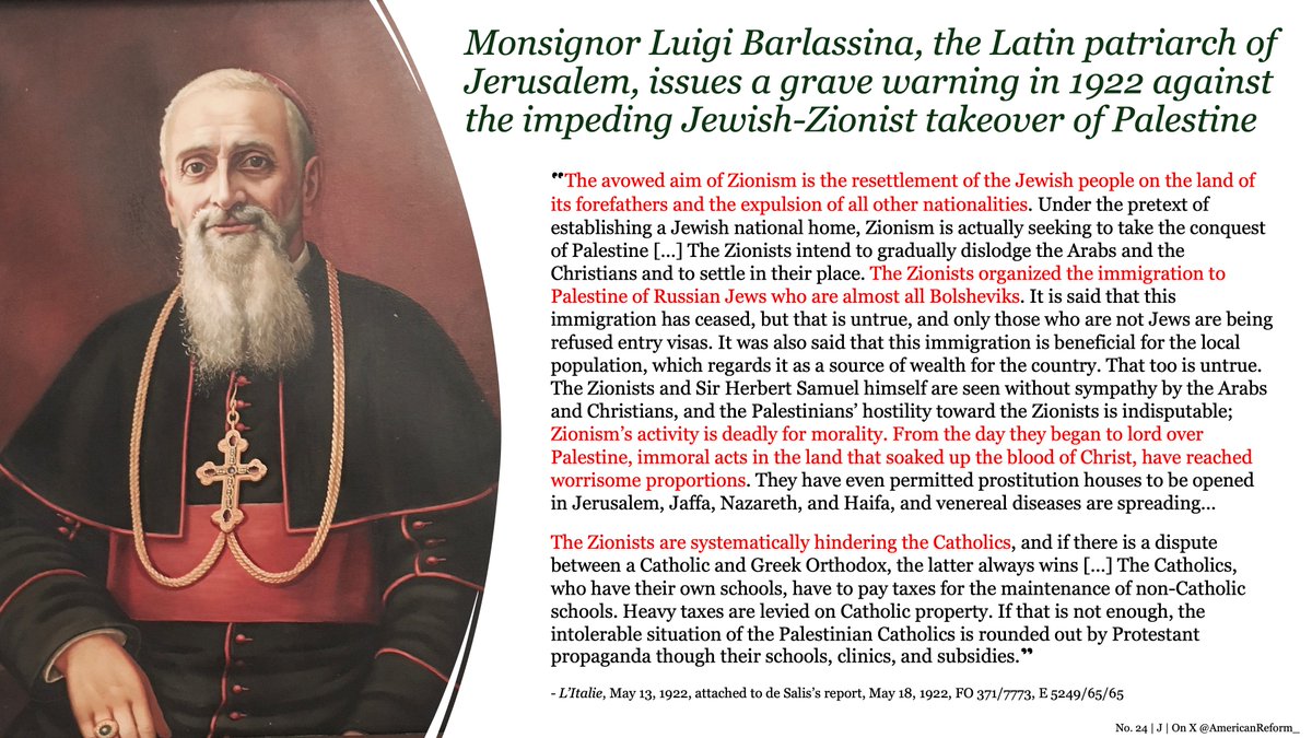 Trent Horn, conveniently, fails to make the distinction between the Jewish people going to Palestine (even in large numbers) and their having political sovereignty and a State there. Strictly speaking, it is possible to have the former without the latter. In this video, he