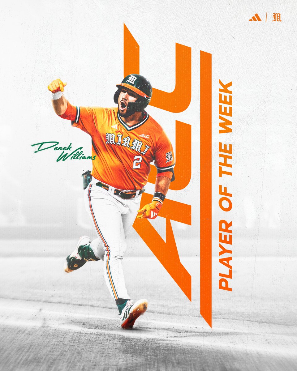 Derek Williams is your ACC Player of the Week! 🙌