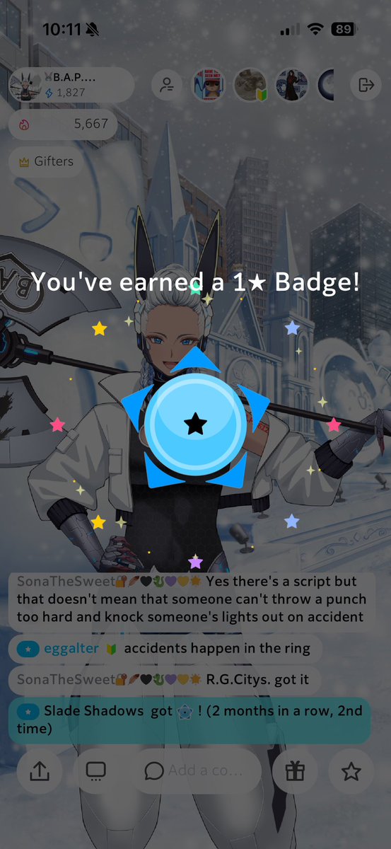More fan badges and my first ever 2 Star WOOOOOOO!!!