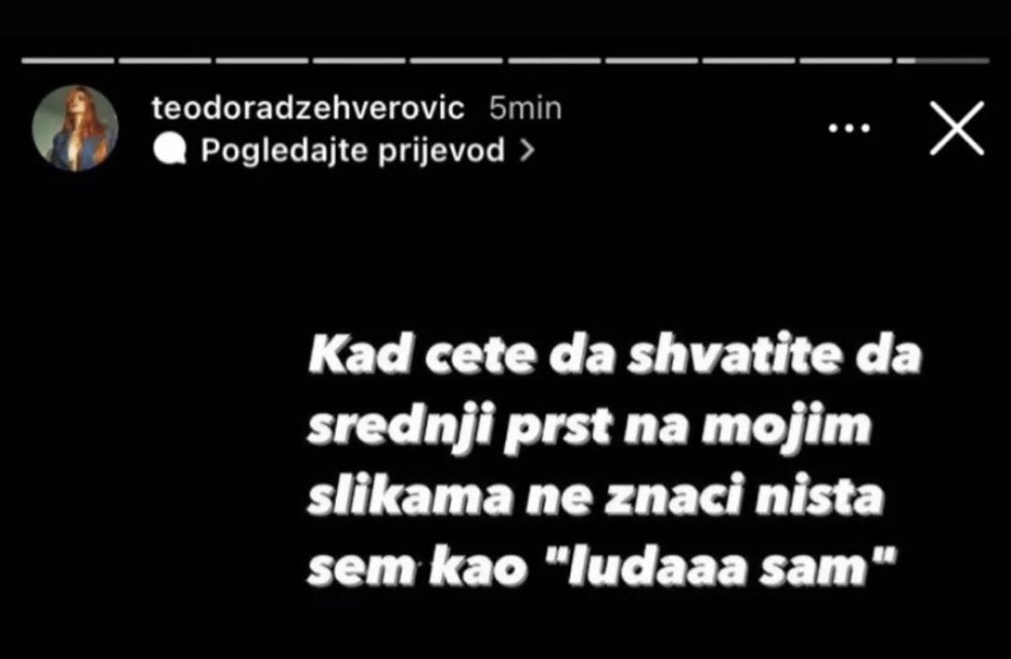 Ja volim kad si tu kad si pomalo luda