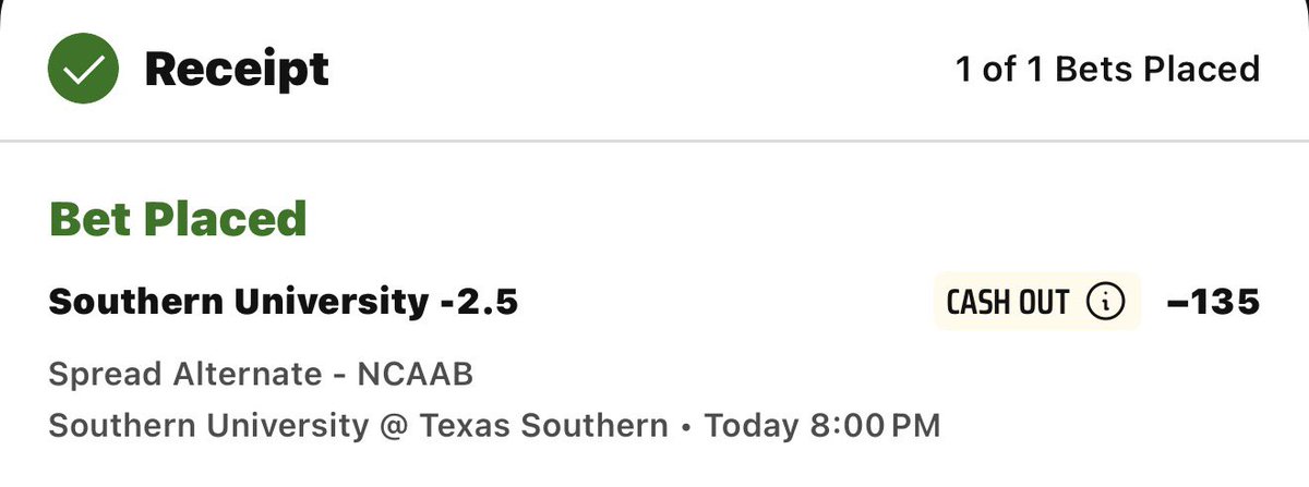 TheFreshPicks's tweet photo. ๐จ #NCAAB SWAC ACTION -130
Powered by @HOFApp
#SouthernU vs #TXSO
Southern University -2.5 (100% Hit Rate on active trend)
The Jaguars are facing a struggling 6-15 Texas Southern squad.
Are you backing the road favorite in this spot?
Breakdown below ๐ https://t.co/Abv2bsSciS